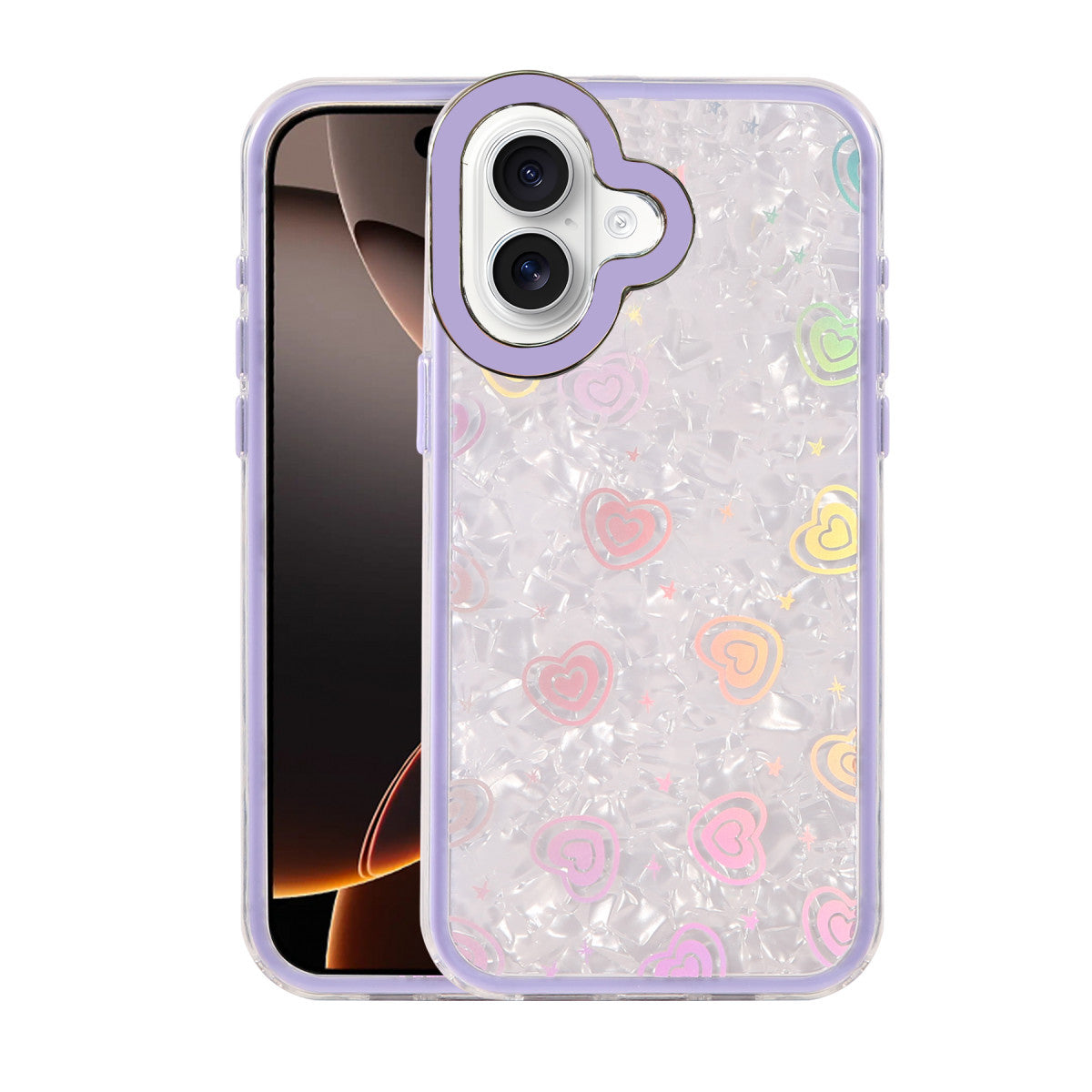 Newface Apple iPhone 16 Lumi Desenli Kapak