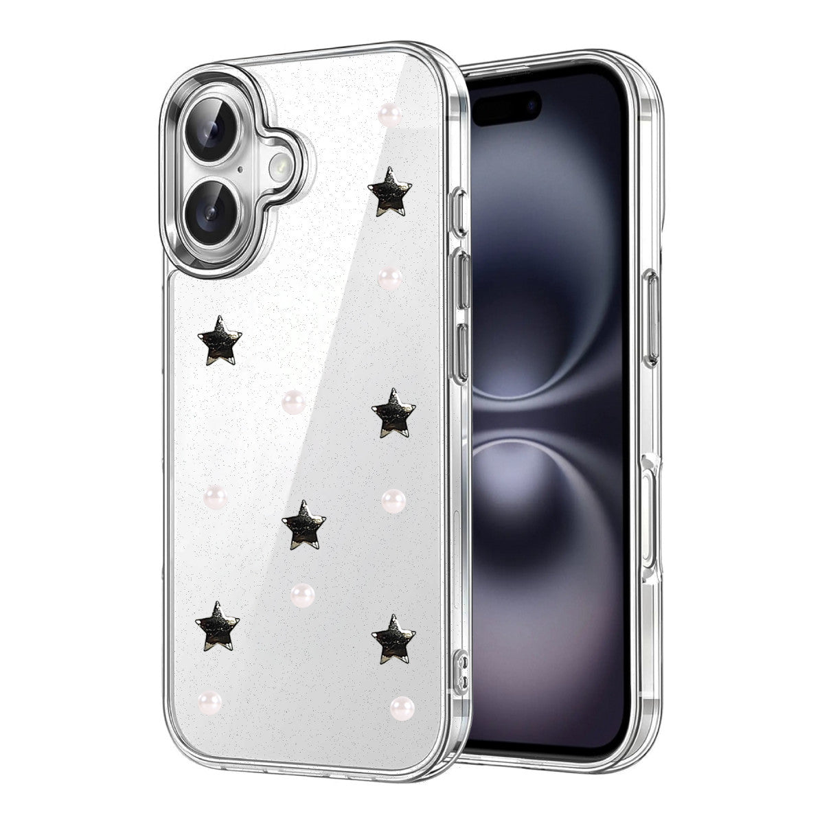 Newface Apple iPhone 16 Plus Fiyonk Desenli Kapak