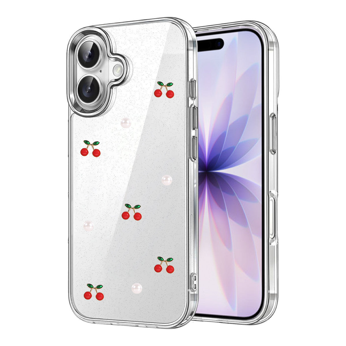 Newface Apple iPhone 16 Plus Fiyonk Desenli Kapak