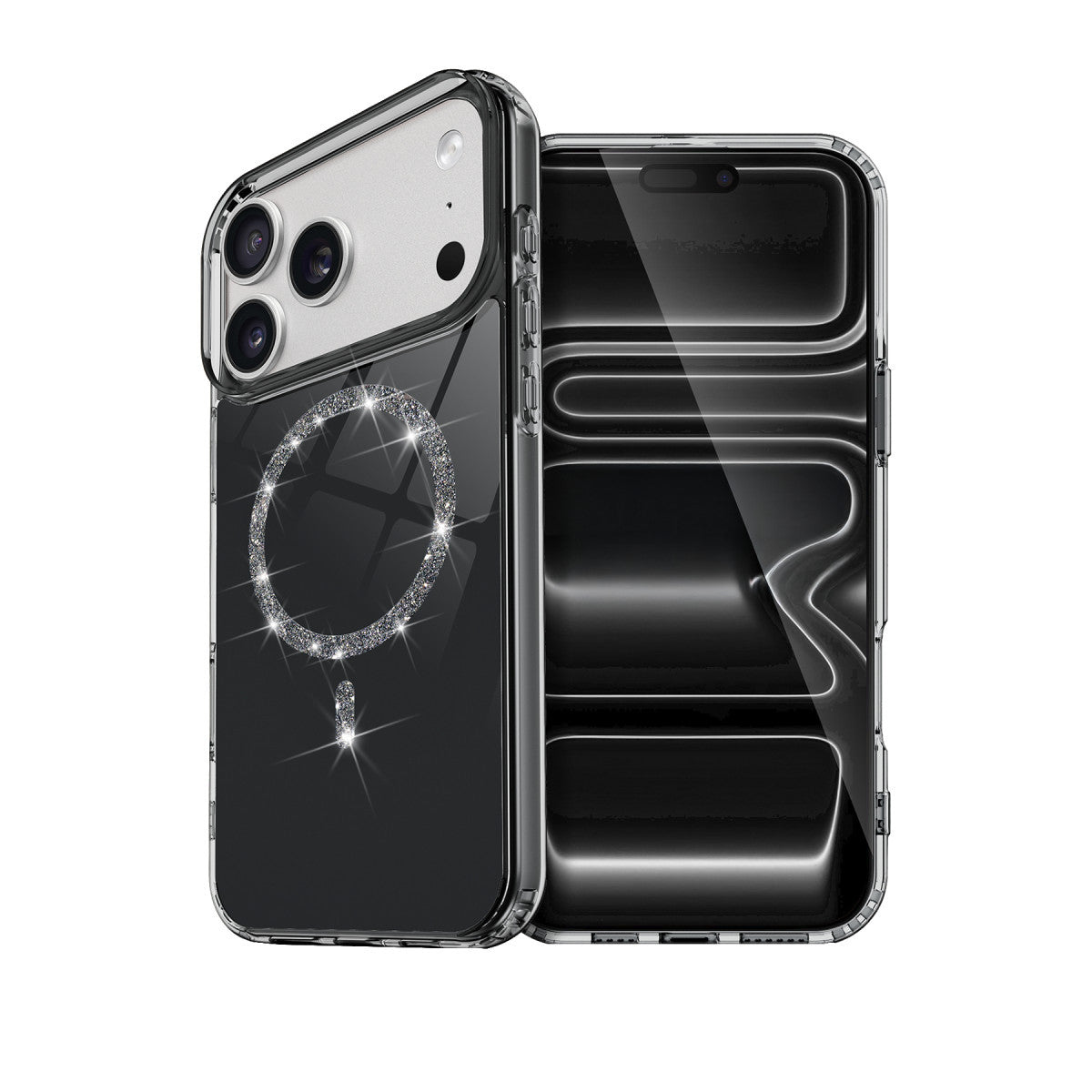 Newface Apple iPhone 17 Pro Max Live Diamond Magsafe Kapak