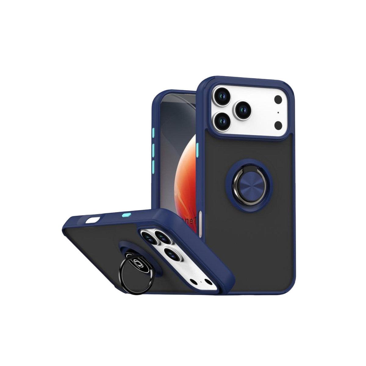 Newface Apple iPhone 17 Pro Max Montreal Yüzüklü Silikon Kapak