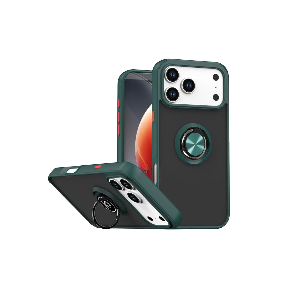 Newface Apple iPhone 17 Pro Max Montreal Yüzüklü Silikon Kapak