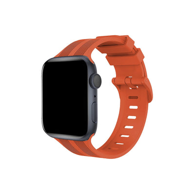 Newface Apple Watch 42mm KR408 Çizgili Silikon Kordon