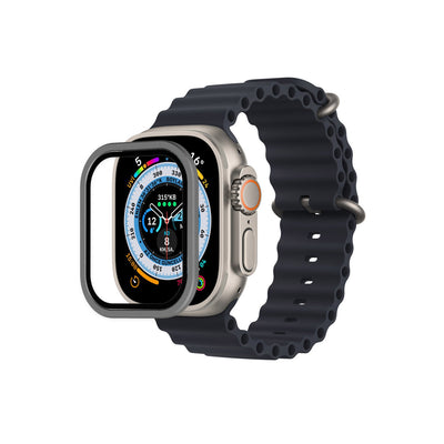 Newface Apple Watch Ultra 49mm Alüminyum Kasa Cam Ekran Koruyucu