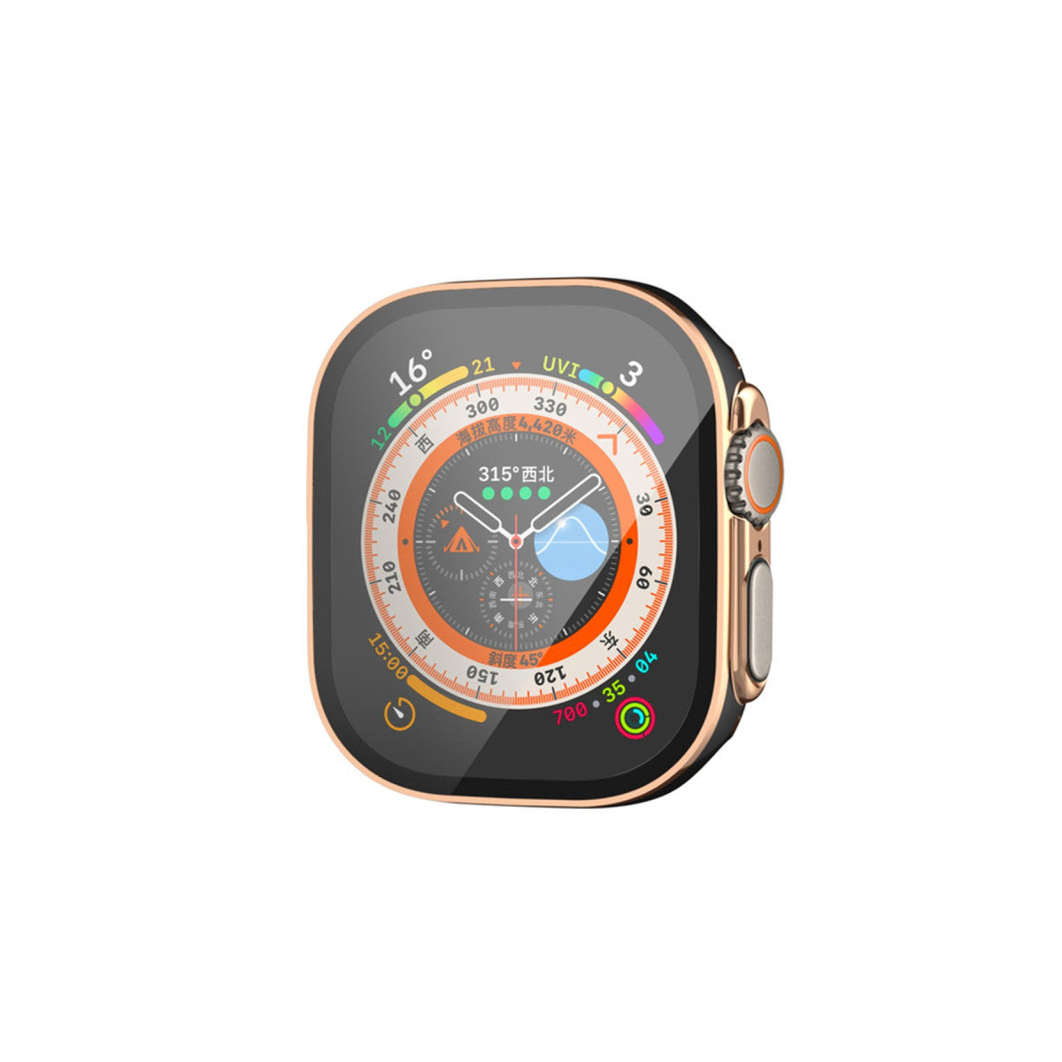 Newface Apple Watch Ultra 49mm Legend Camlı Kasa Ekran Koruyucu