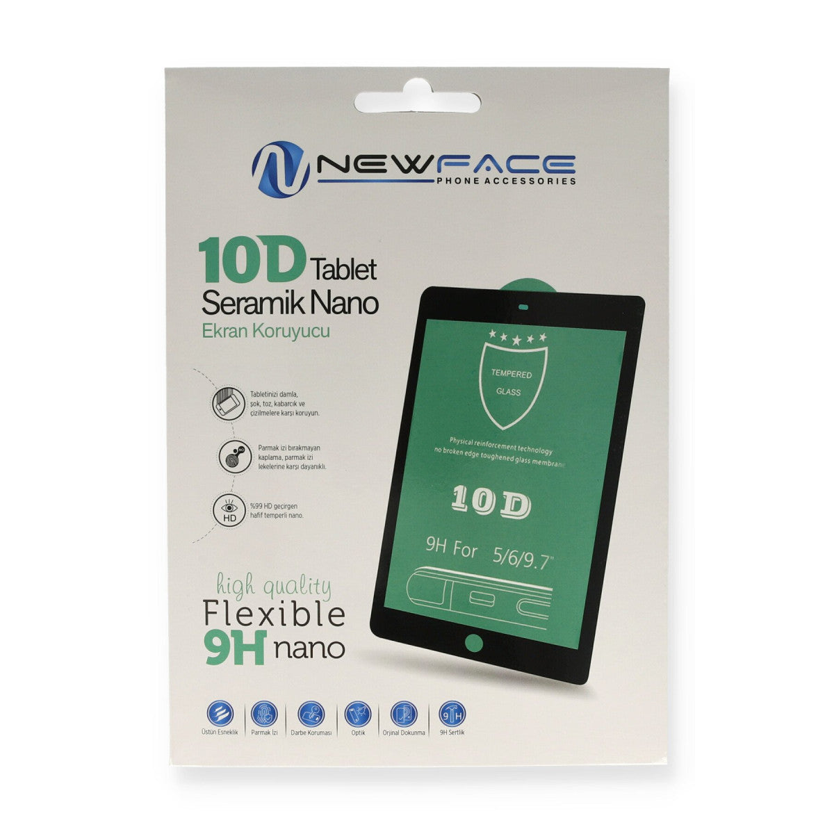 Newface Huawei MediaPad T3 10 / 9.6 Tablet 10D Seramik Nano