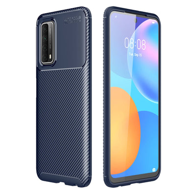 Newface Huawei P Smart 2021 Kılıf Auto Focus Karbon Kapak