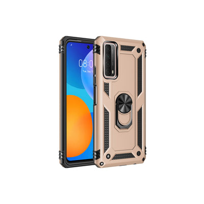 Newface Huawei P Smart 2021 Kılıf Sofya Yüzüklü Silikon Kapak