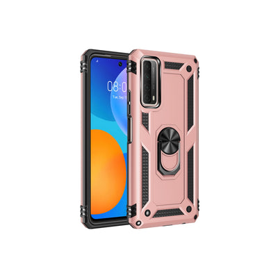 Newface Huawei P Smart 2021 Kılıf Sofya Yüzüklü Silikon Kapak
