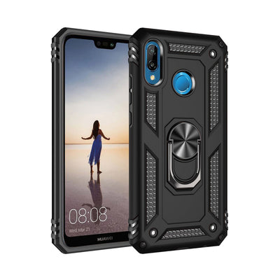 Newface Huawei P20 Lite Kılıf Sofya Yüzüklü Silikon Kapak