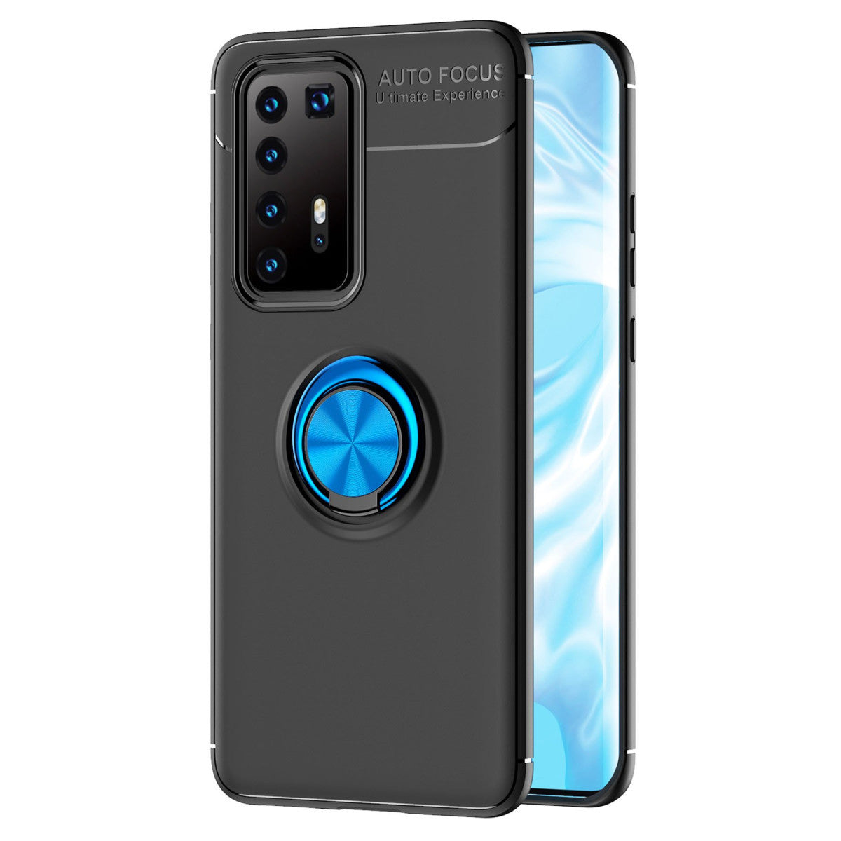 Newface Huawei P40 Pro Kılıf Range Yüzüklü Silikon