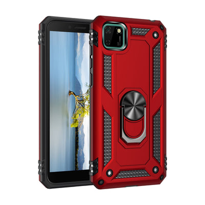 Newface Huawei Y5P Kılıf Sofya Yüzüklü Silikon Kapak