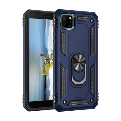 Newface Huawei Y5P Kılıf Sofya Yüzüklü Silikon Kapak