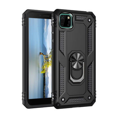 Newface Huawei Y5P Kılıf Sofya Yüzüklü Silikon Kapak