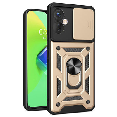 Newface İnfinix Hot 30 4G Kılıf Pars Lens Yüzüklü Silikon