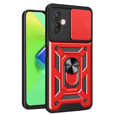 Newface İnfinix Hot 30 4G Kılıf Pars Lens Yüzüklü Silikon