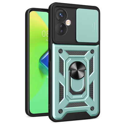 Newface İnfinix Hot 30 4G Kılıf Pars Lens Yüzüklü Silikon