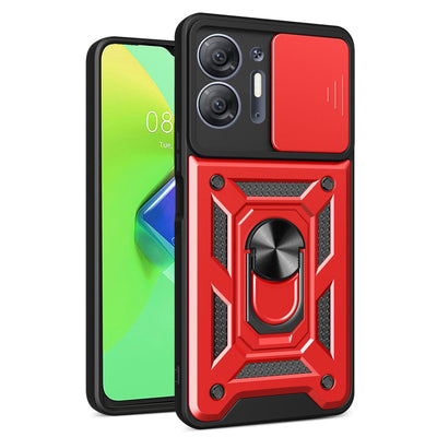 Newface İnfinix Hot 30 5G Kılıf Pars Lens Yüzüklü Silikon