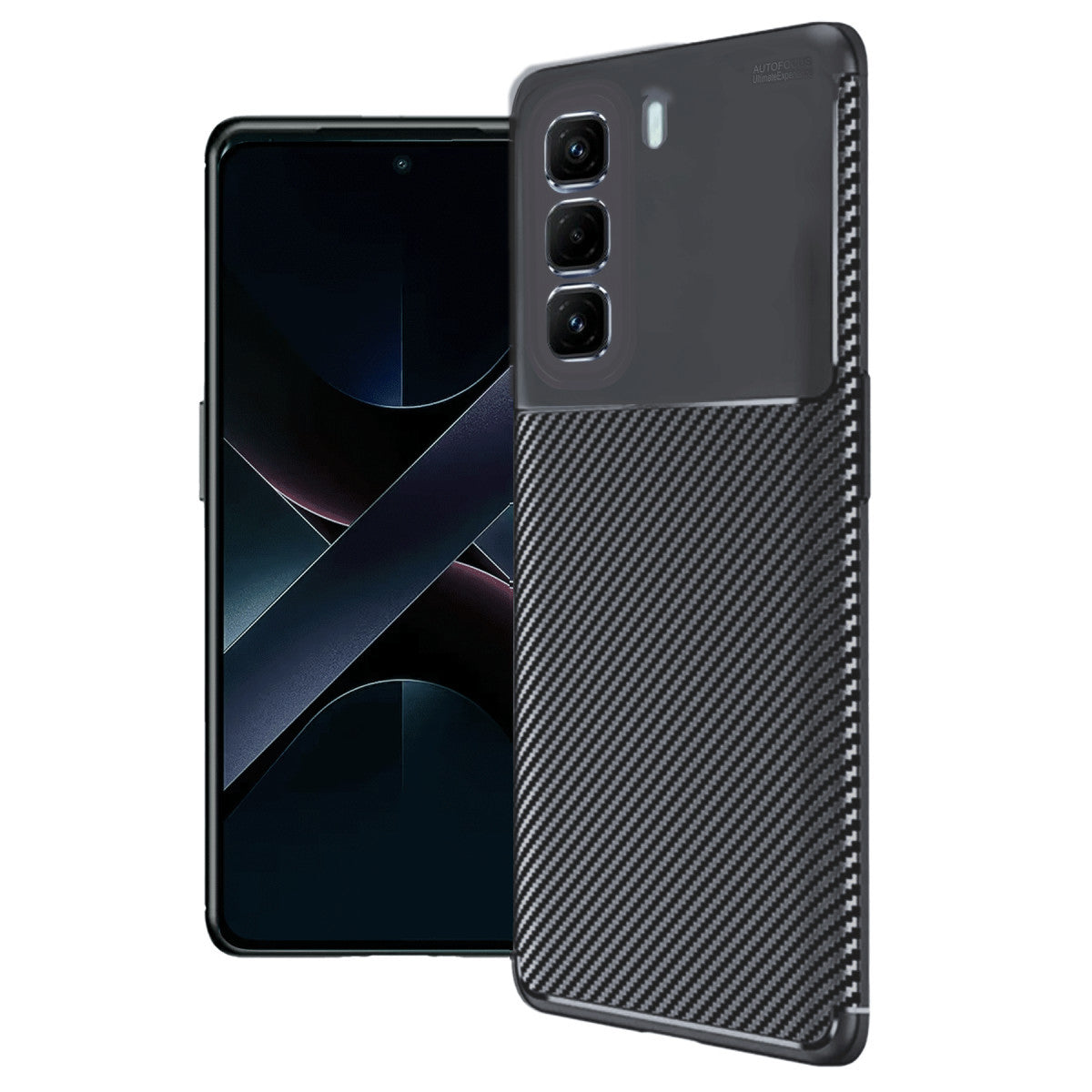 Newface İnfinix Hot 50 4G Kılıf Auto Focus Karbon Kapak