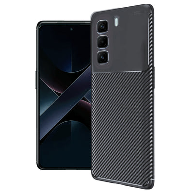 Newface İnfinix Hot 50 4G Kılıf Auto Focus Karbon Kapak