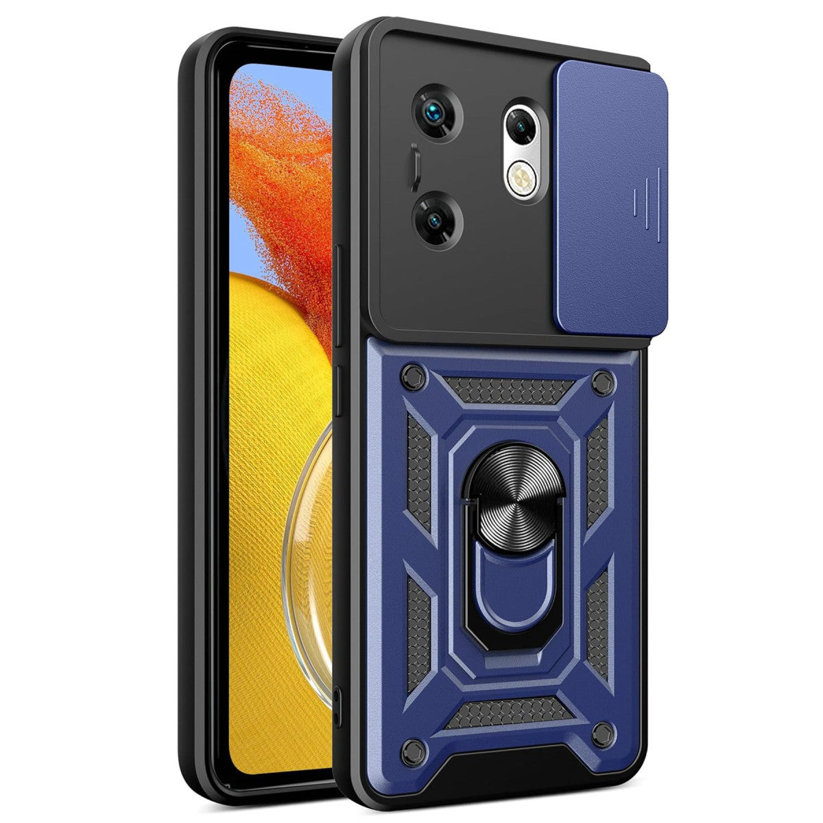 Newface İnfinix Zero 30 4G Kılıf Pars Lens Yüzüklü Silikon