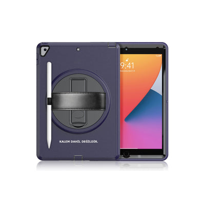 Newface iPad 10.2 (7.nesil) Kılıf Hand Strap Tablet Kılıfı