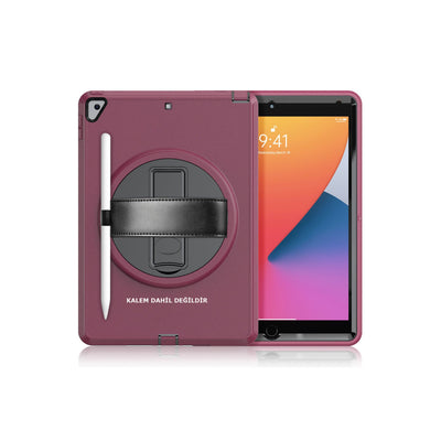 Newface iPad 10.2 (7.nesil) Kılıf Hand Strap Tablet Kılıfı