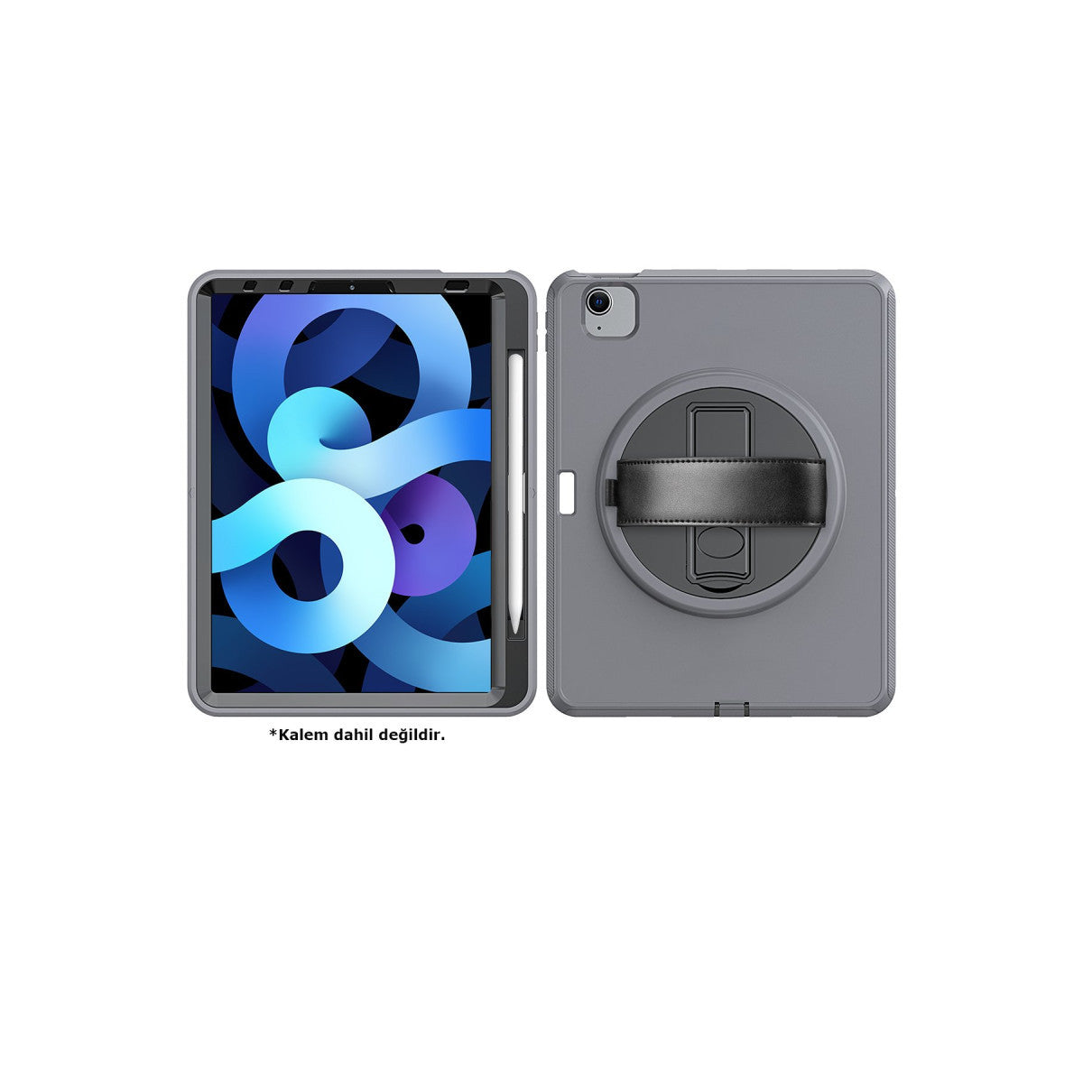 Newface iPad 2022 10.9 (10.nesil) Kılıf Hand Strap Tablet Kılıfı