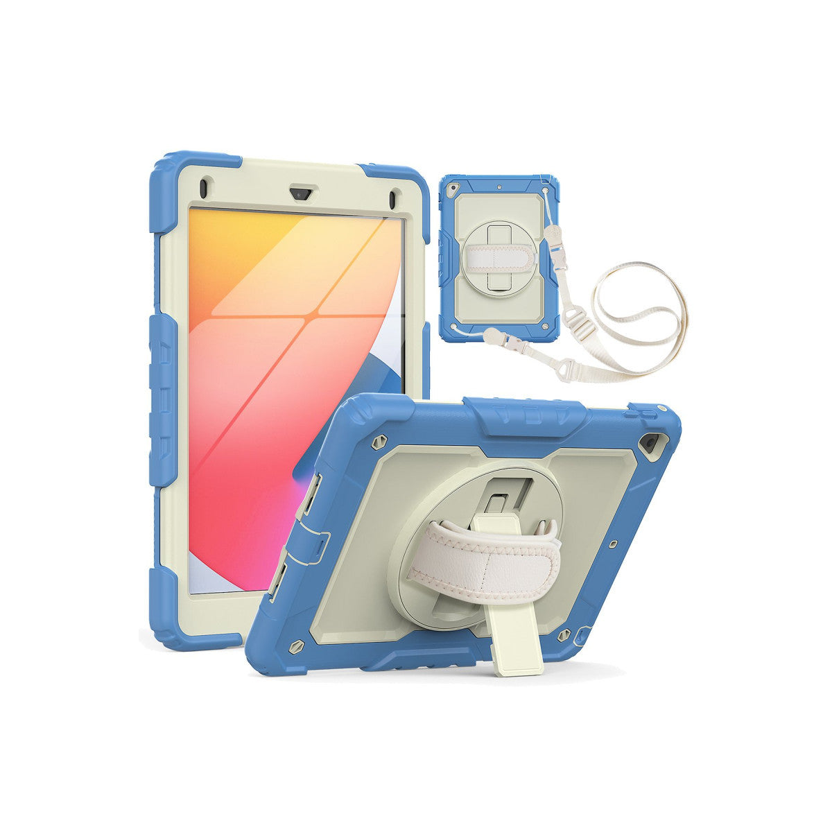 Newface iPad 5 Air 9.7 Kılıf Strap New Tablet Kapak