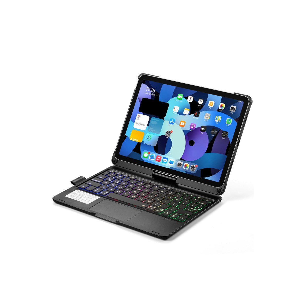 Newface iPad Pro 11 (2021) Kılıf Magic Dönen Klavyeli Tablet Kılıf