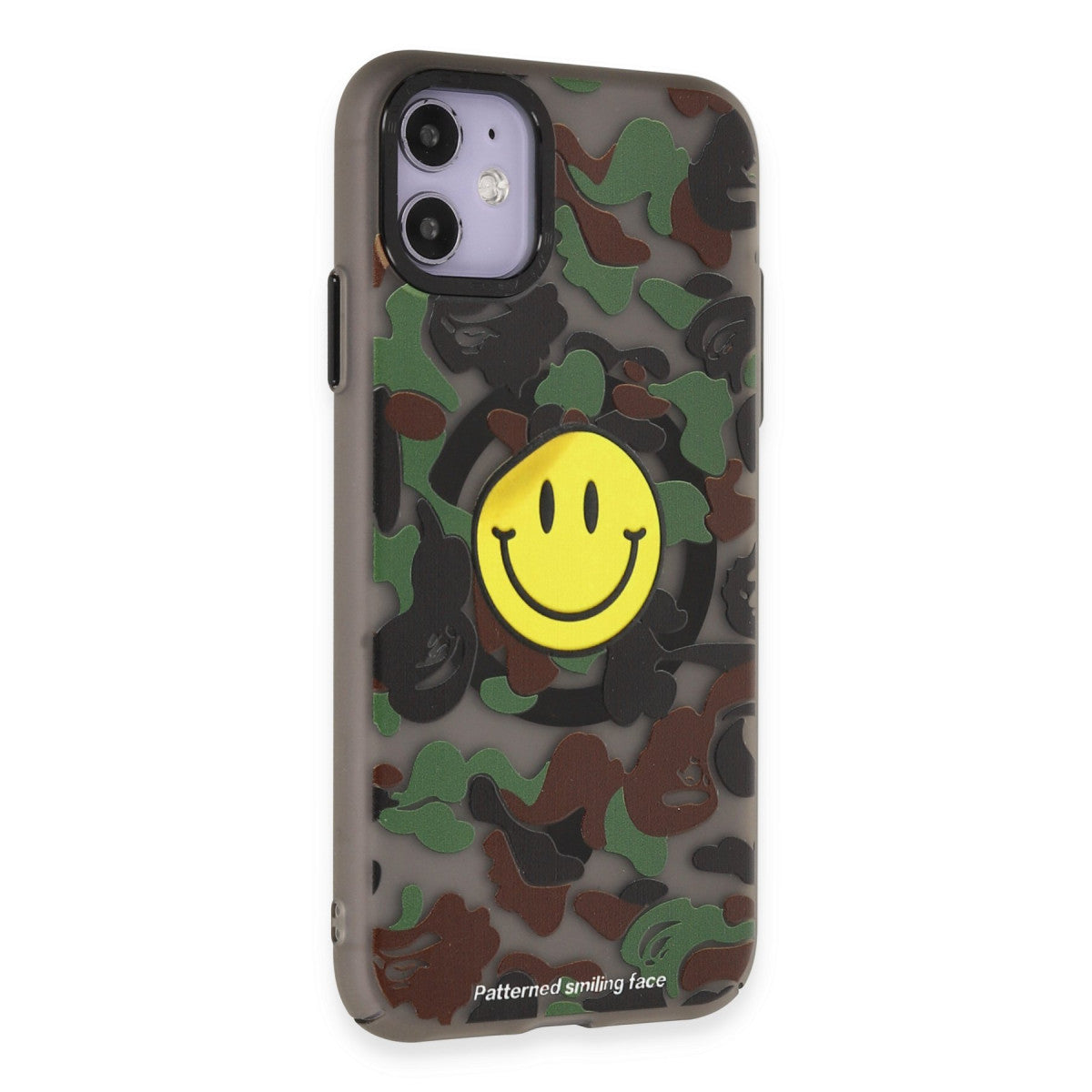 Newface iPhone 11 Kılıf Apollo Magneticsafe Desenli Kapak - Apollo Siyah