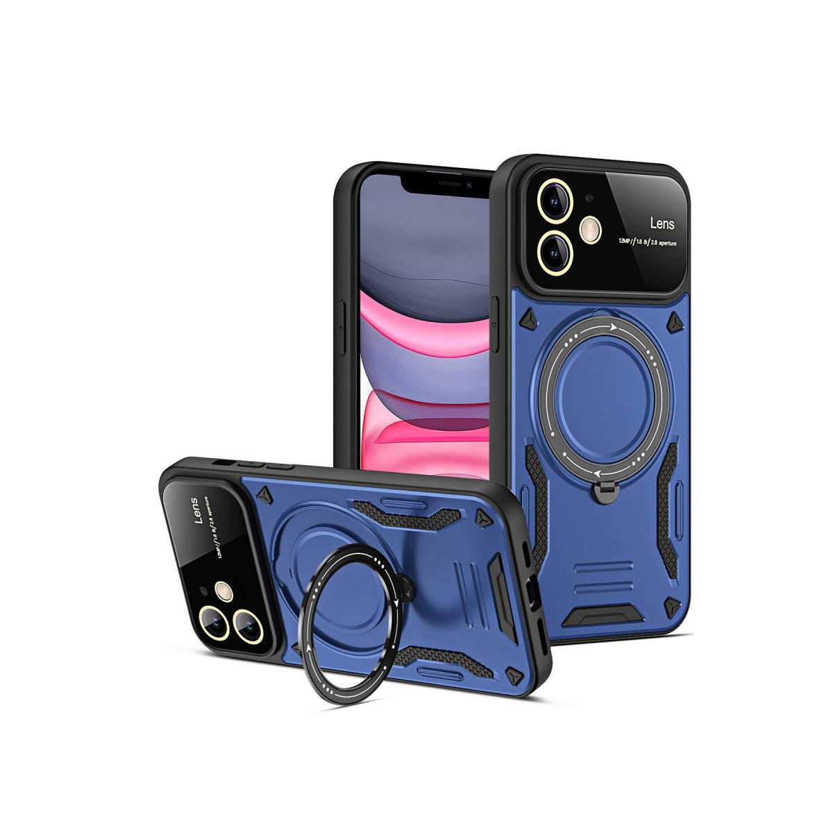 Newface iPhone 11 Kılıf Joy Lens Standlı Kapak