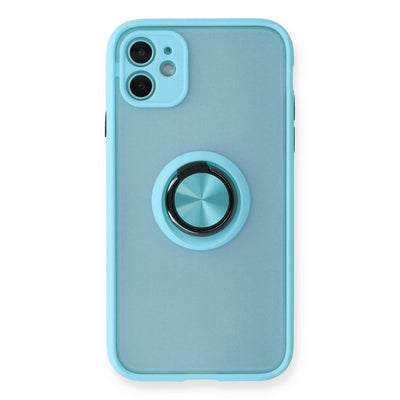 Newface iPhone 11 Kılıf Montreal Yüzüklü Silikon Kapak