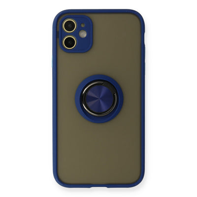Newface iPhone 11 Kılıf Montreal Yüzüklü Silikon Kapak