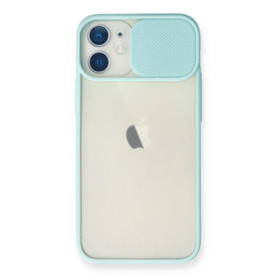 Newface iPhone 11 Kılıf Palm Buzlu Kamera Sürgülü Silikon