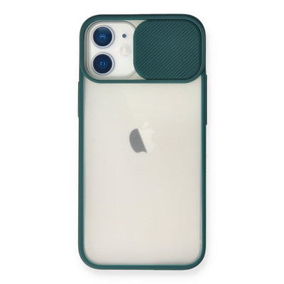 Newface iPhone 11 Kılıf Palm Buzlu Kamera Sürgülü Silikon