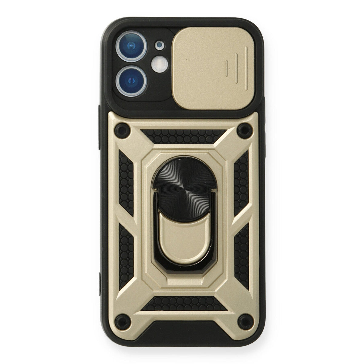 Newface iPhone 11 Kılıf Pars Lens Yüzüklü Silikon