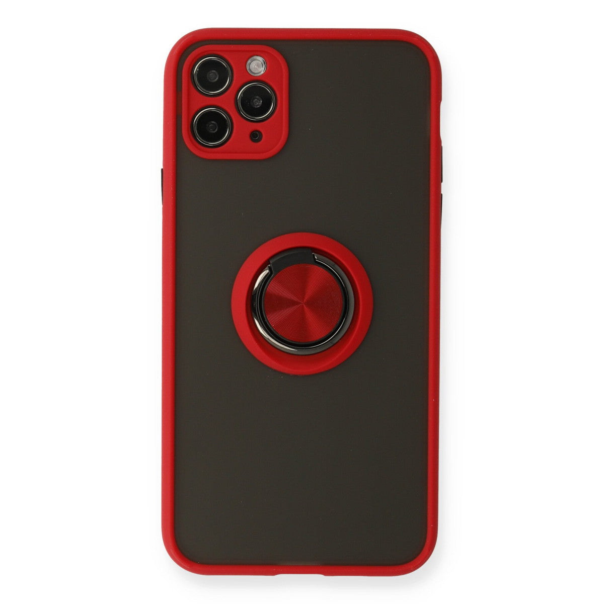 Newface iPhone 11 Pro Kılıf Montreal Yüzüklü Silikon Kapak