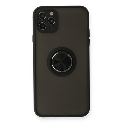Newface iPhone 11 Pro Kılıf Montreal Yüzüklü Silikon Kapak