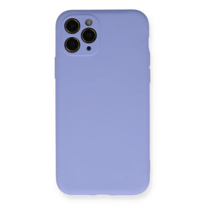 Newface iPhone 11 Pro Kılıf Nano içi Kadife Silikon- Lila
