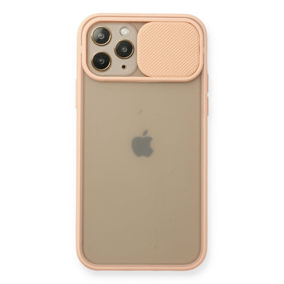 Newface iPhone 11 Pro Kılıf Palm Buzlu Kamera Sürgülü Silikon