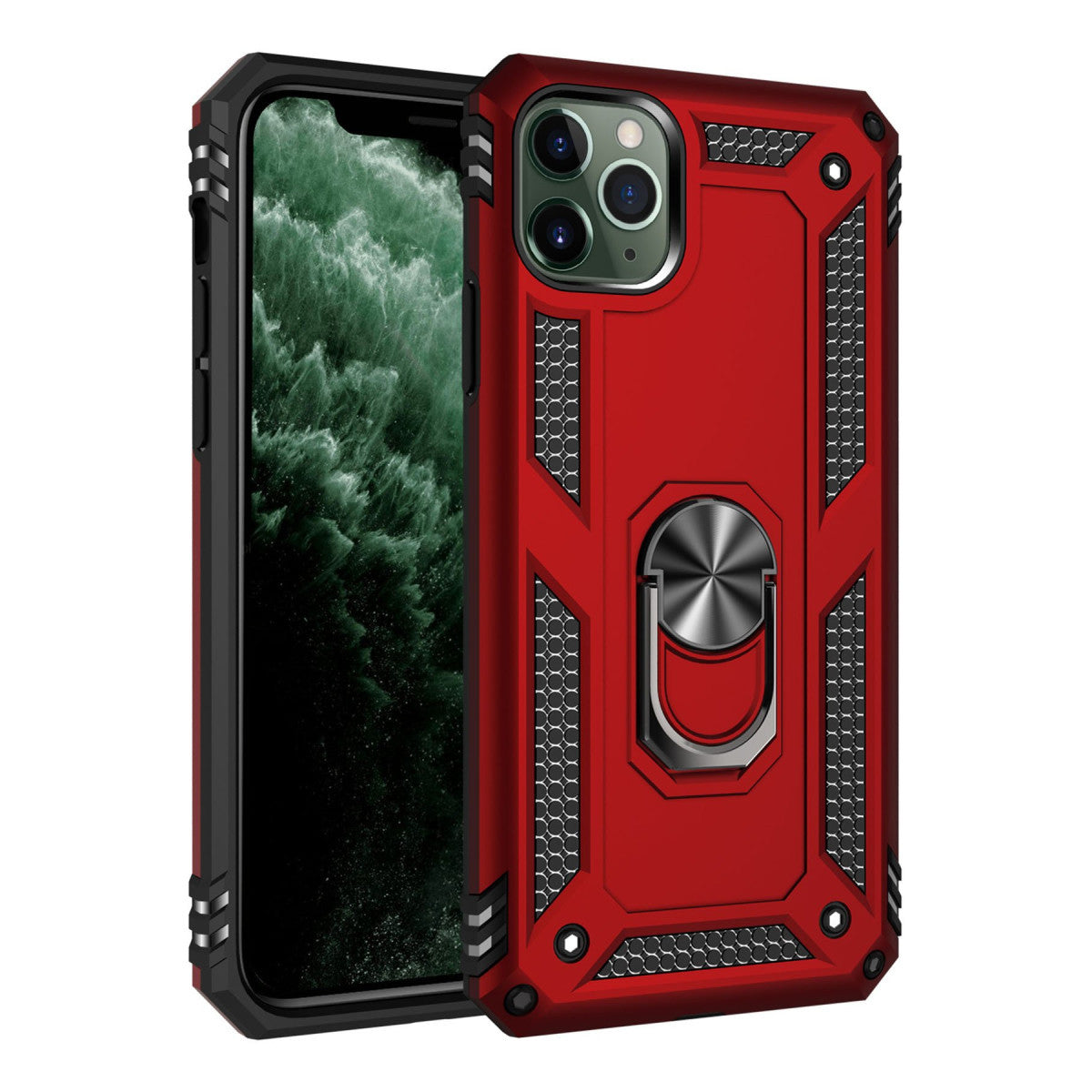 Newface iPhone 11 Pro Kılıf Sofya Yüzüklü Silikon Kapak