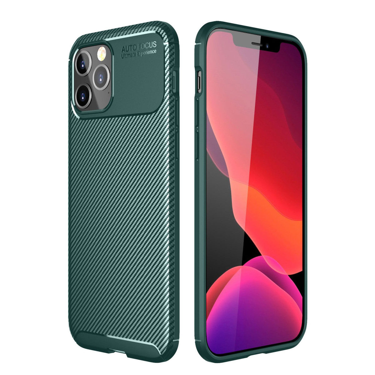 Newface iPhone 11 Pro Max Kılıf Auto Focus Karbon Kapak