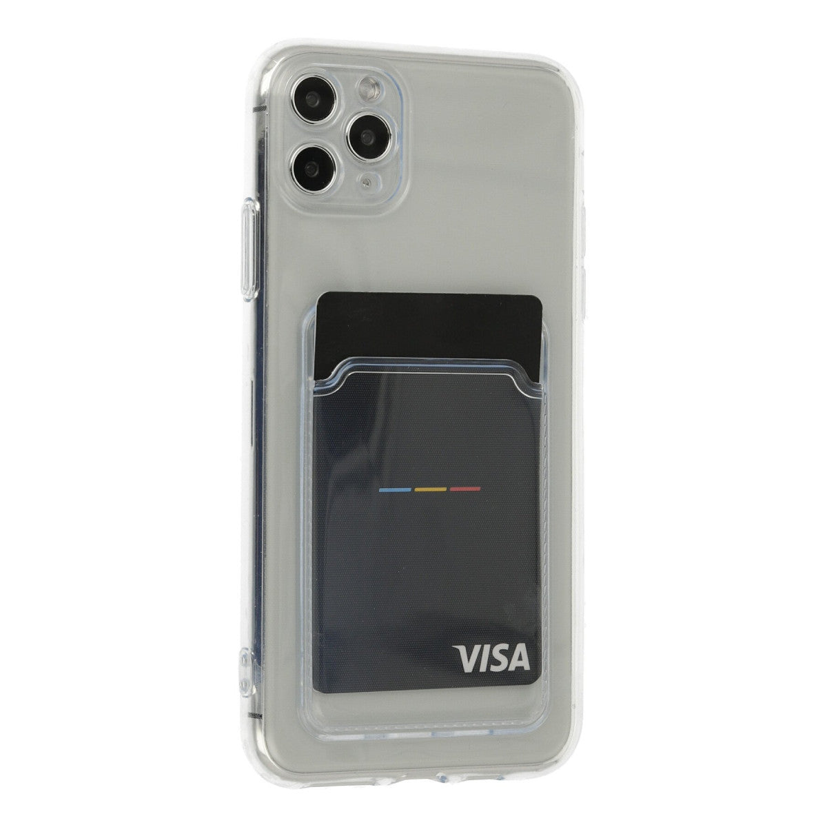 Newface iPhone 11 Pro Max Kılıf Kart Şeffaf Silikon
