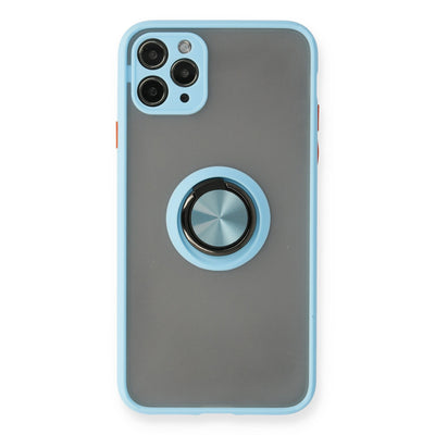 Newface iPhone 11 Pro Max Kılıf Montreal Yüzüklü Silikon Kapak