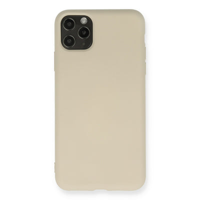 Newface iPhone 11 Pro Max Kılıf Nano içi Kadife Silikon- Yeşil