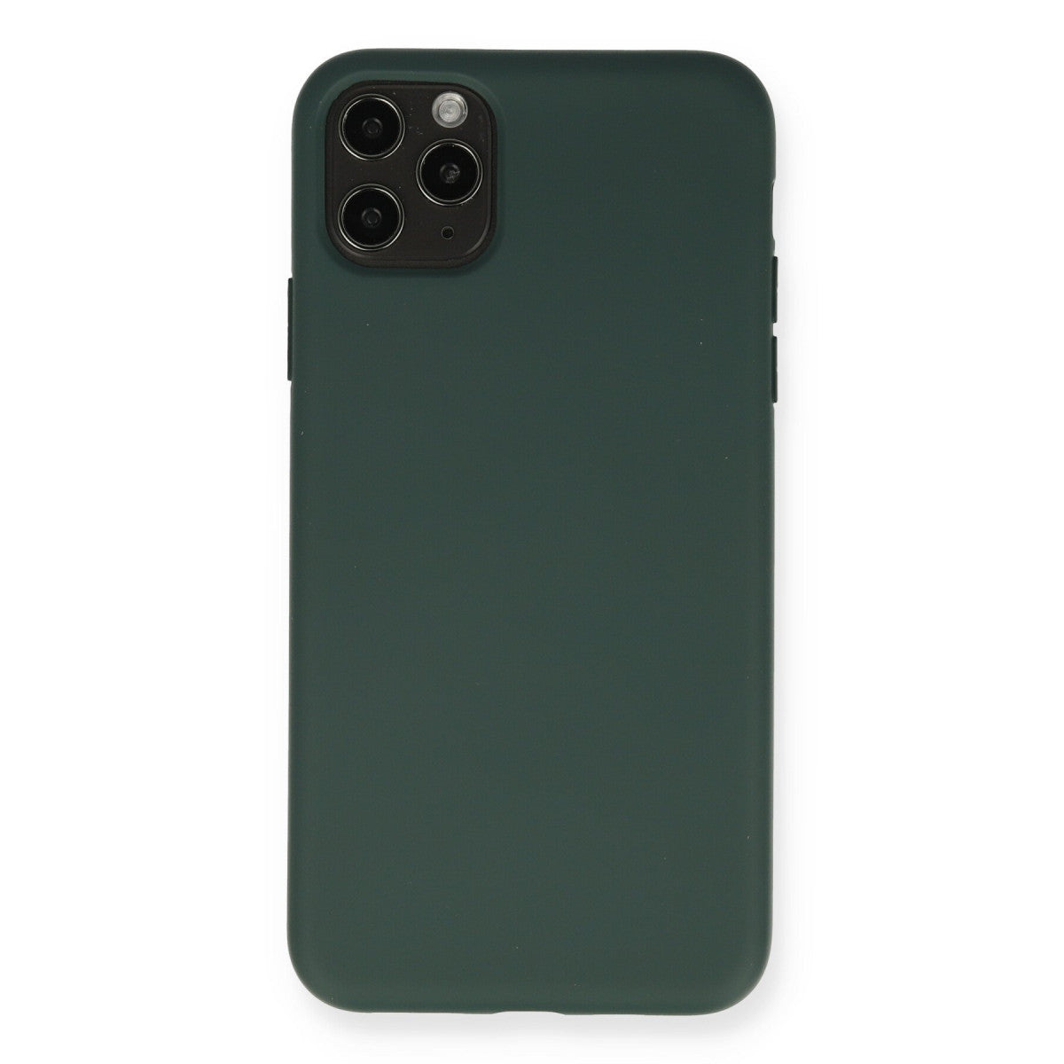 Newface iPhone 11 Pro Max Kılıf Nano içi Kadife Silikon- Yeşil