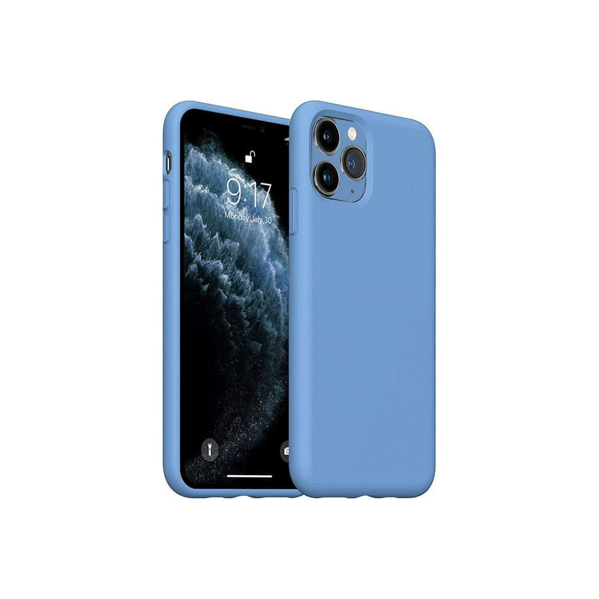 Newface iPhone 11 Pro Max Kılıf Nano içi Kadife Silikon- Yeşil