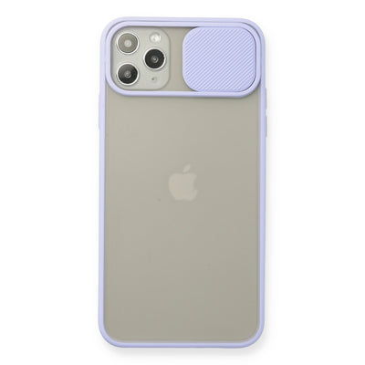 Newface iPhone 11 Pro Max Kılıf Palm Buzlu Kamera Sürgülü Silikon