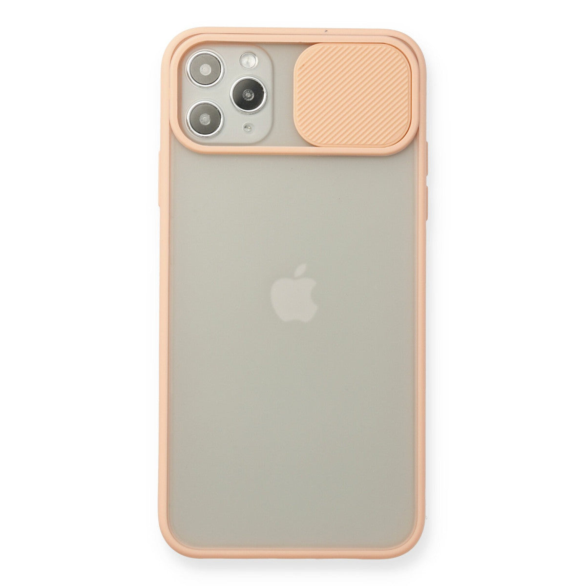 Newface iPhone 11 Pro Max Kılıf Palm Buzlu Kamera Sürgülü Silikon